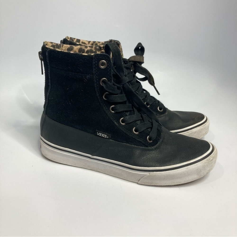 Vans lace up boots size 6.5